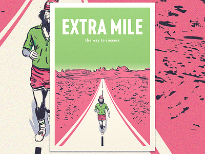 Extra Mile canyon extra forrest grand gump last mile poster road running shot