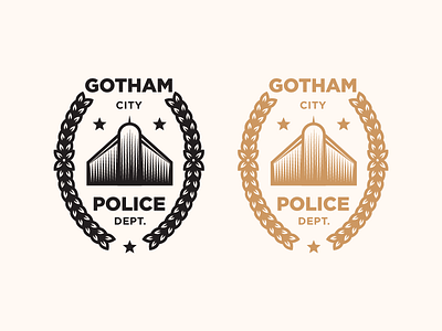 Gotham Police Badge badge city dept gotham police