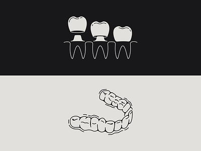 Dandy Dental Illustrations b2b b2c braces cavity dandy dental dentist illustrations teeth