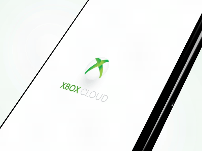 Xbox Cloud animation app apple cloud gaming ios microsoft ui ux xbox