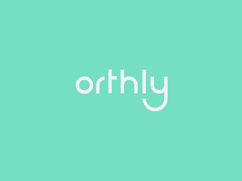 Orthly Logo Reveal ae after effects branding dentist logo reveal orthly smile smiles website