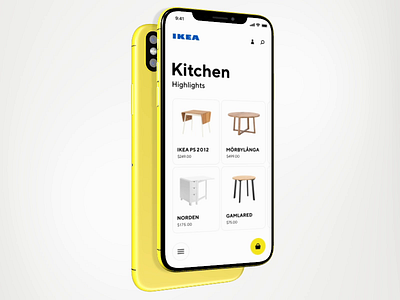Ikea App ae animation app ikea iphonex mock ui ux video