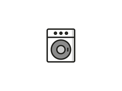 Day 1 - Washing Machine Icon ae aftereffects animation free freebie icon milk icons motion