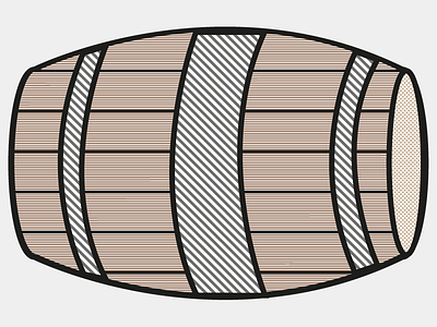Barrel barrel colours drink flat fun illustration line point simple
