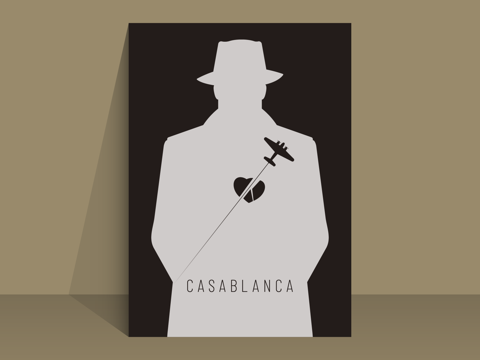 Casablanca Minimal Film Poster By Jacek Cieslinski On Dribbble