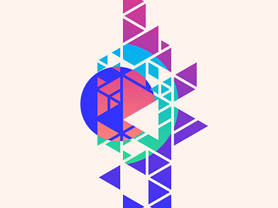 random91 polygons abstract design experiments geometric gradients graphic illustration inspiration minimal minimalist polygons random vector vector art