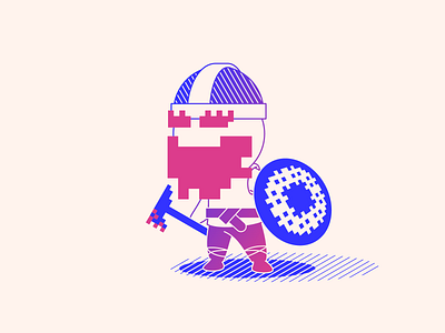 random100 pixel viking