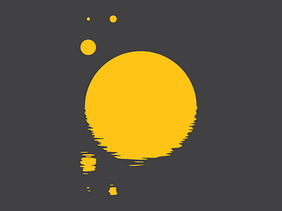 #Typehue Week 15: O flat minimal o planet planets simple solar sun typehue typehue week 15: o typography yellow