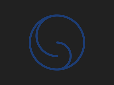 #Typehue Week 19: S black blue colorful flat logo minimal s type typehue typehue week 19: s typography