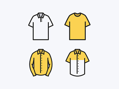 Shirt Icons clothes clothing graphic icon pattern shirt vector