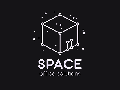 Space – Office Solutions design challenge graphic logo logo design office space stars thirtylogos