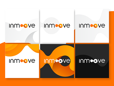 Inmoove - Logo design brand brandbook branding circle design gradient identidad identity inmoove logo logotipo logotype marca modern logo move orange rebrand rebranding rounded