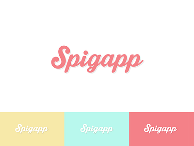 Spigapp - Logo design app brand brand design brandbook branding cute design identity identity design logo logo design logotipo logotype pig pink sweet typography vector visual design visual identity