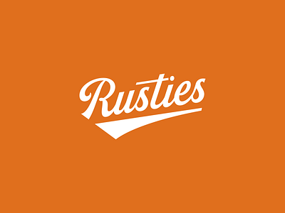 Rusties softball logo
