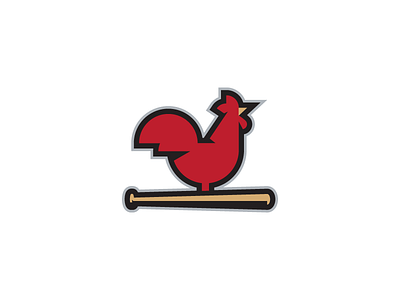 Barnyard Bat Companyy barn baseball bat rooster