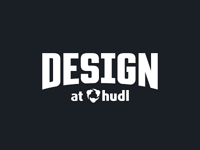 Design at Hudl Logo chapter design design chapter design team hudl lockup logo logotype team team logo wordmark