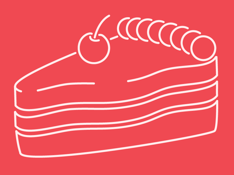 Cake! seamless illustration vector cake
