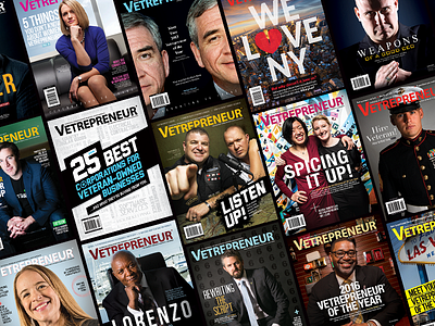 Vetrepreneur magazine covers