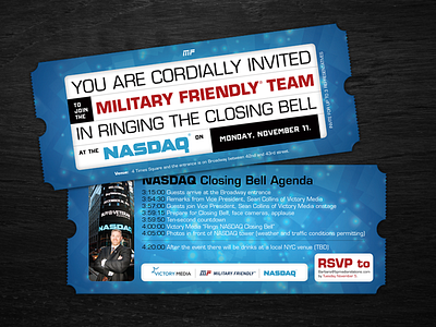 Military Friendly® Nasdaq Invitation Tickets