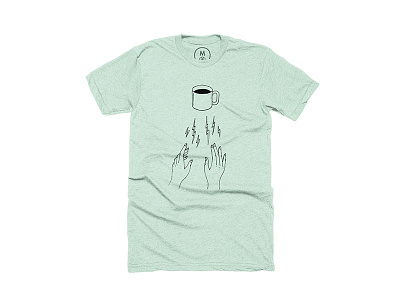 Summoning Coffee Shirt on Cotton Bureau