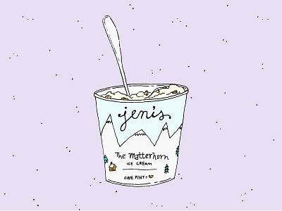 Ice Cream Dream columbus ice cream illustration junk food