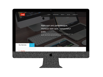 Agency Home Page design ux web webdesign