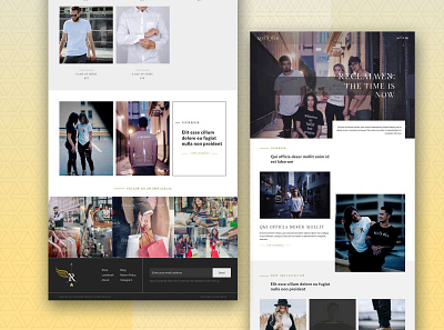 Concept for Reclaimed Clothing design ux web webdesign