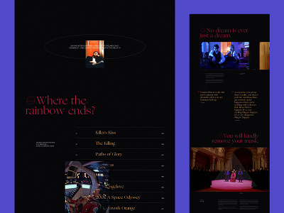 Eyes Wide Shut - Landing page