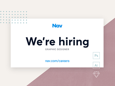 We're hiring!