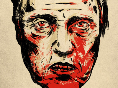 Walken Dead comic design illustration ink print walking dead zombie
