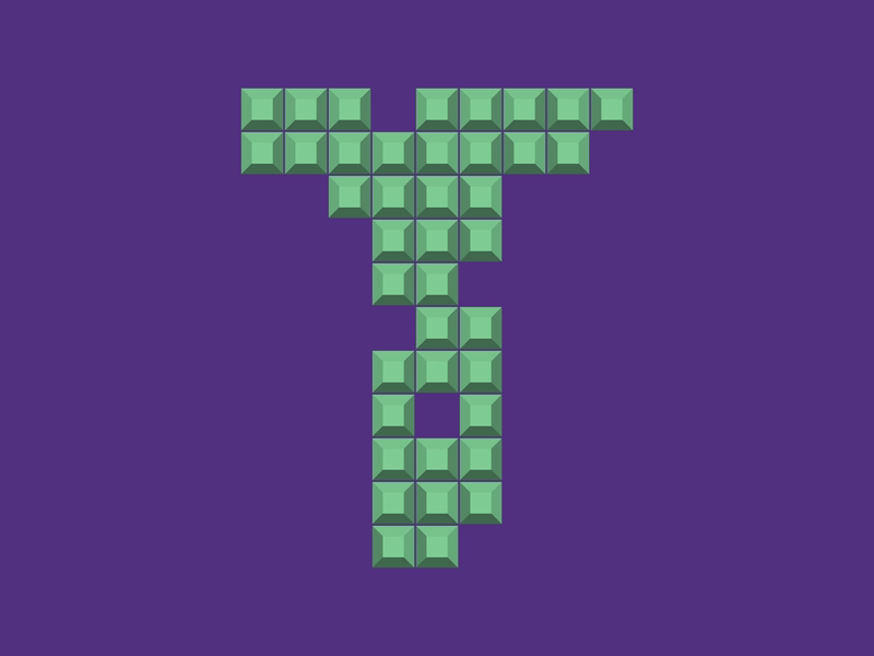 #Typehue Week 20: T 20 challenge colour t tetris type typehue weekly