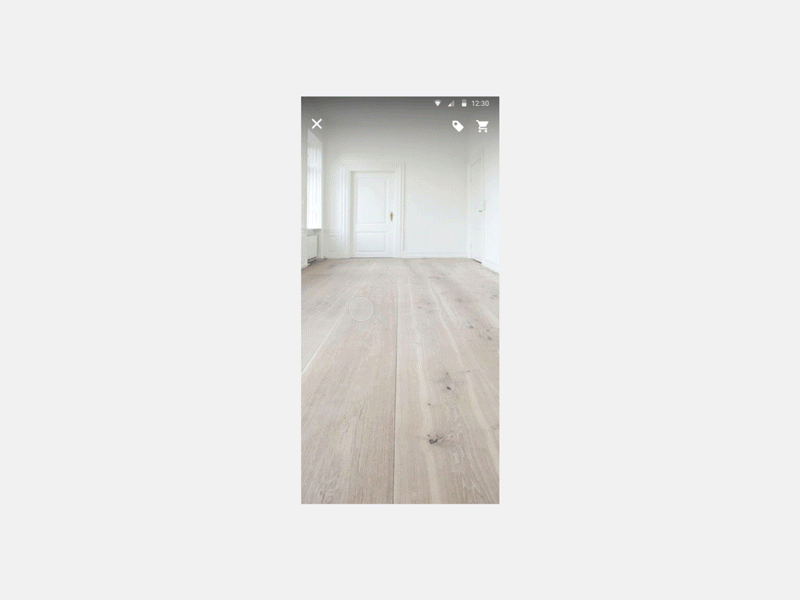 AR furniture app prototype