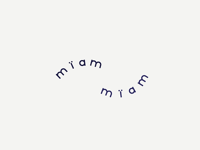miam miam Logo branding graphic design logo