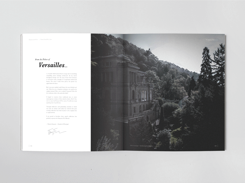 Francois & Co. Catalog Layout Design catalog design catalogue editorial design editorial layout layout design