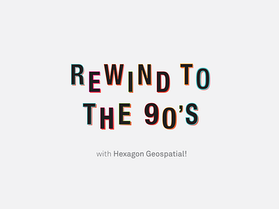 Modern Twist on the 90's Style for a Theme Party @ Hexagon 90s 90s design branding graphic design