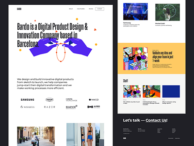 Bardo Homepage barcelona design digital products home homepage minimal ui uidesign ux uxdesign website