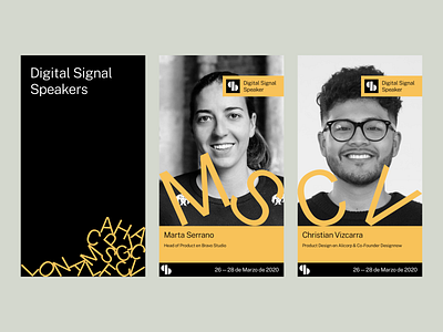 Digital Signal - Speakers agency barcelona branding brands conference design digital instagram stories ui ux
