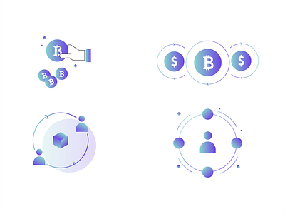 Blockchain Icon Set