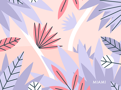 Miami branding character identity illustration illustrator miami visual design
