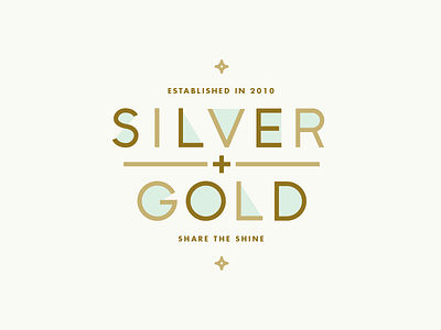 Shine branding design glitter gold hand lettering handdrawn logo shimmer silver sparkle stars typography