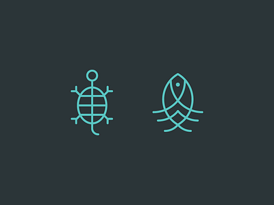 Hieroglyphs animals egyptian fish hieroglyphs icon identity illustration logo symmetry turtle