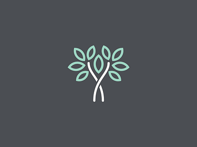 Identity in the works for a sweet friend branding care free green healthcare holistic icon identity illustration nurture organic tree