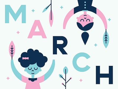 Little Illo for Aiga Los Angeles aiga earth female illustration los angeles march mother nature women womens month