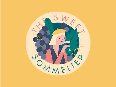 The Sweet Sommelier designer girl illustration illustrator lady sommelier wine women