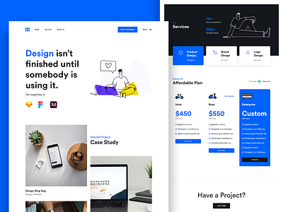 Design Studio landing page