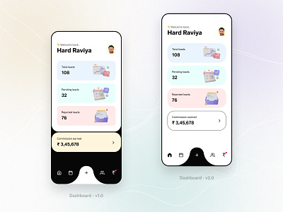 Policy Insurance Agent App - Dashboard agent application black clean dashboard design figma insurance mobile mobile application design policy ui user experience ux white