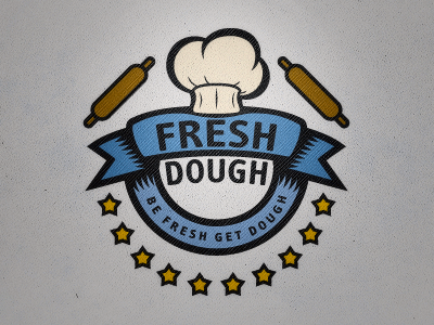 Fresh Dough - Rebrand coaches loupe design logo rebrand