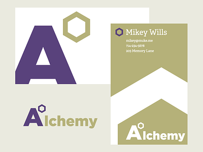 Alchemy Branding branding business card logo mark