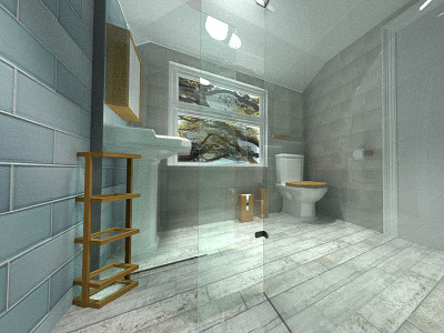 Alvaro Bathroom visualisation 3d bathroom blender layout