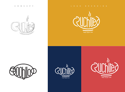 Cafe Logo Concept branding illustration logo typography